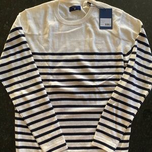 Gant striped sweater medium NWT